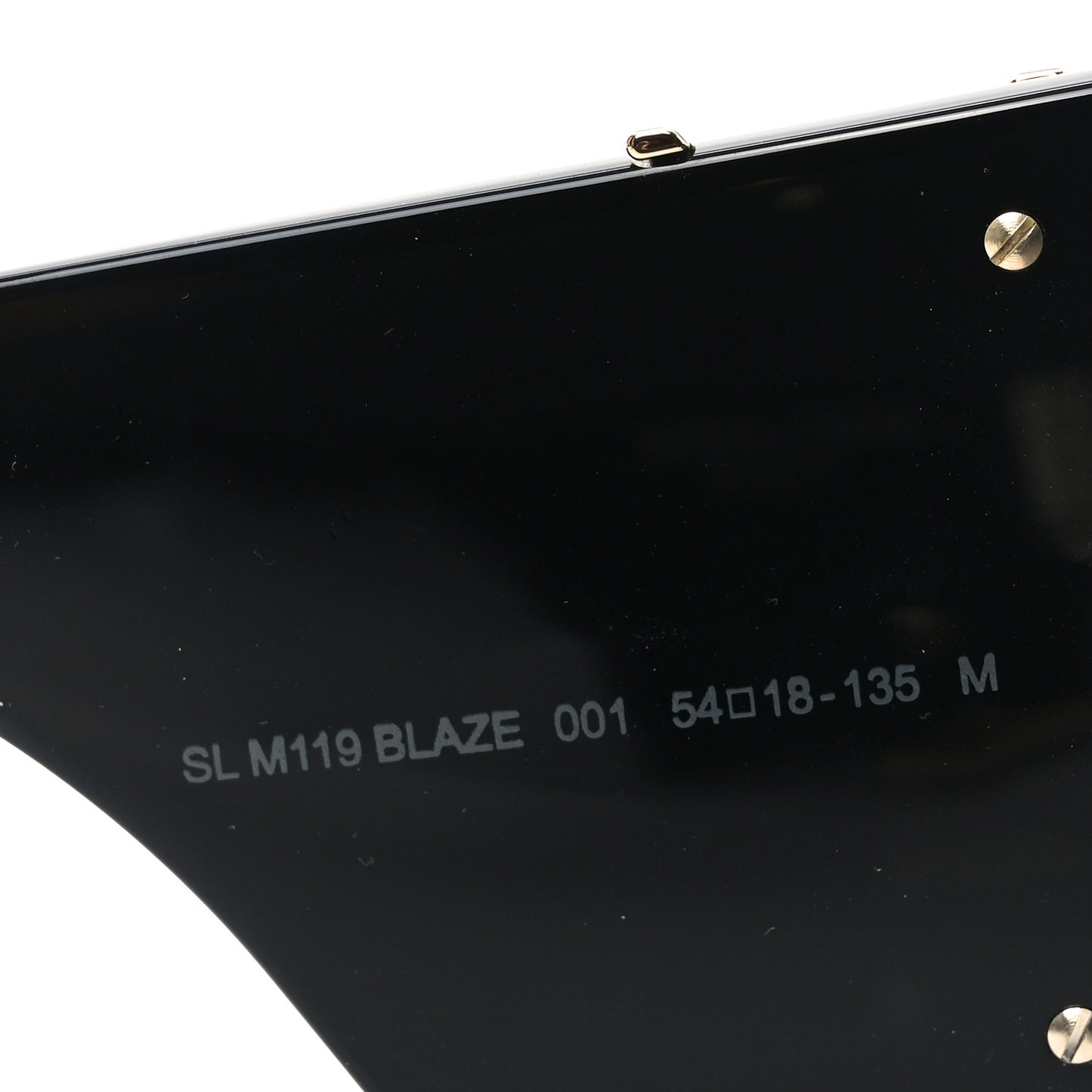 Acetate Blaze Sunglasses SL M119 Black