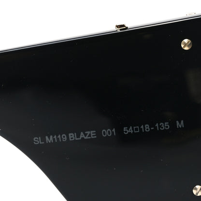 Saint Laurent Acetate Blaze Sunglasses SL M119 Black 7 of 8