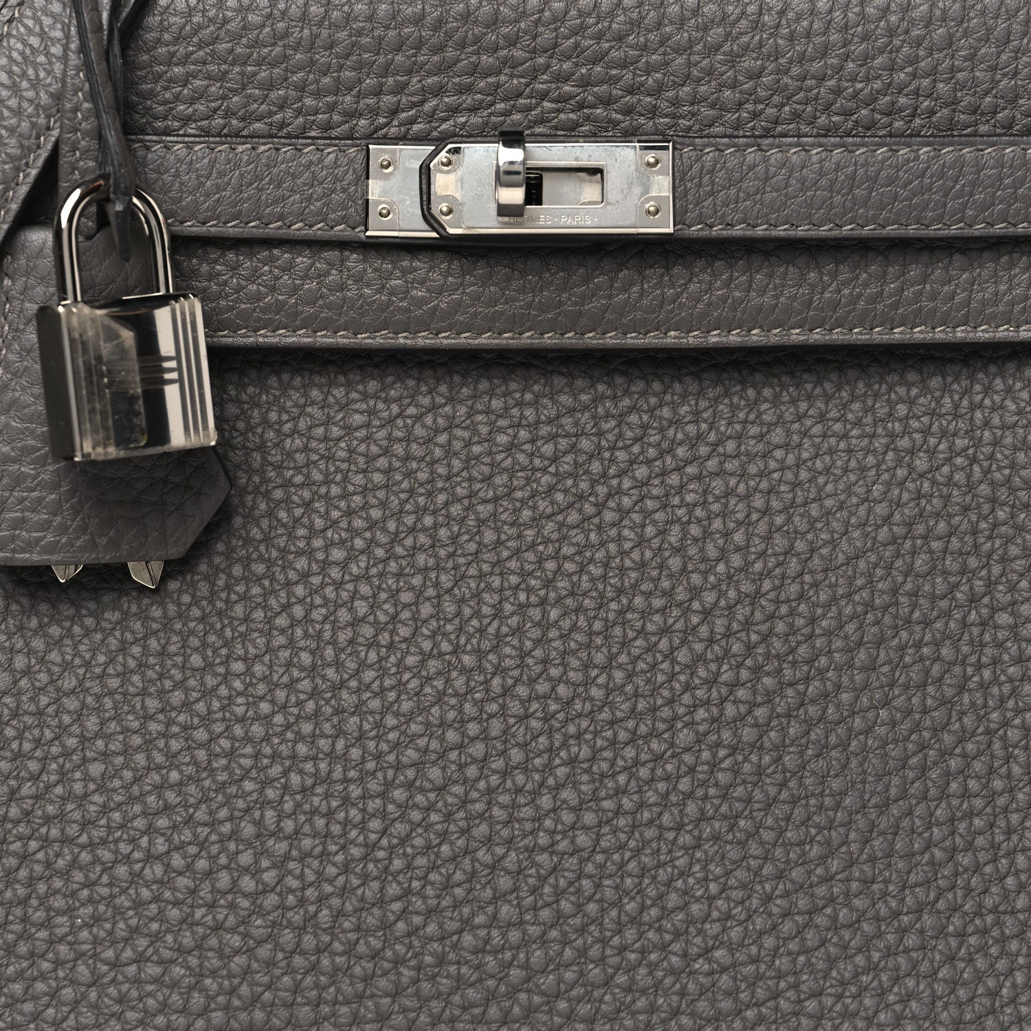 Hermes Togo Kelly Retourne 25 Etain 8 of 11