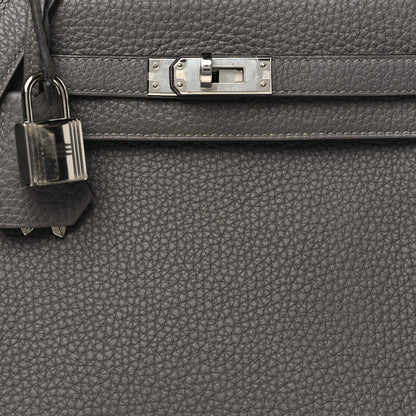 Hermes Togo Kelly Retourne 25 Etain 8 of 11