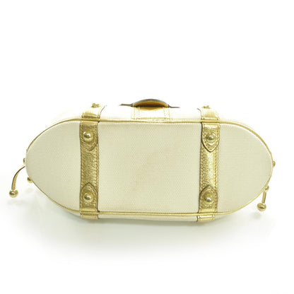 Louis Vuitton Antigua Theda GM Gold White 4 of 7