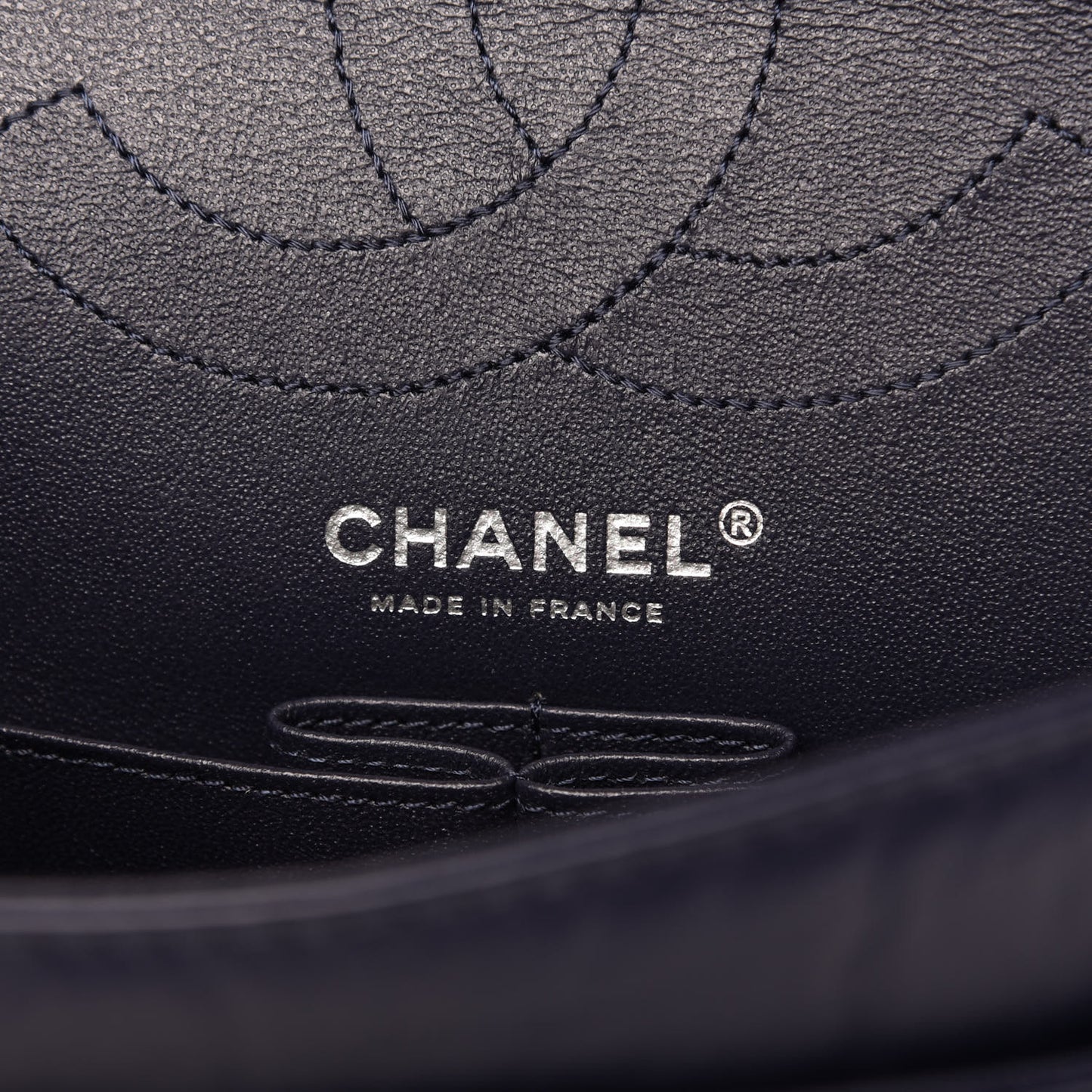 Aged Calfskin Quilted 2.55 Reissue 225 Flap Navy