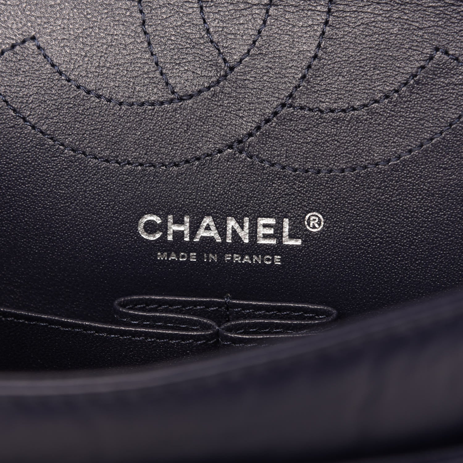 Chanel Aged Calfskin Quilted 2.55 Reissue 225 Flap Navy 8 of 11