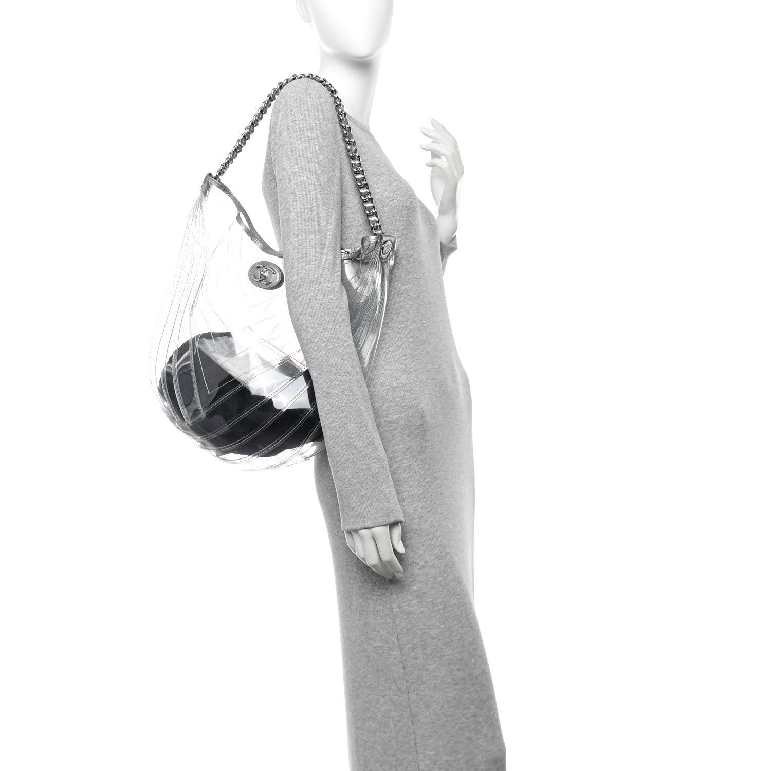 Chanel PVC Hobo Transparent 2 of 10