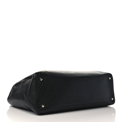 Chanel Deerskin Cerf Executive Shopper Tote Black 4 of 10