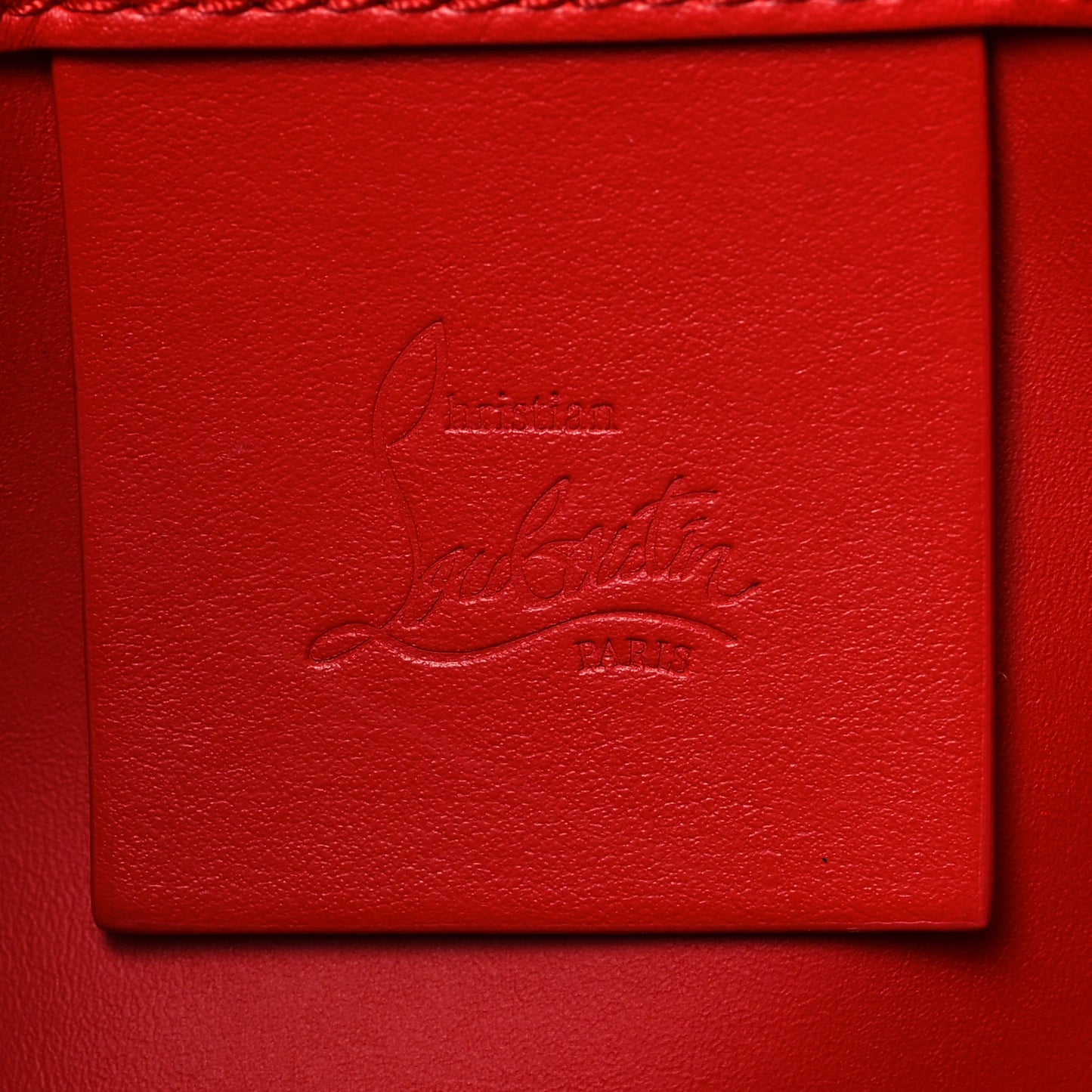 Calfskin Spikes Medium Paloma Red