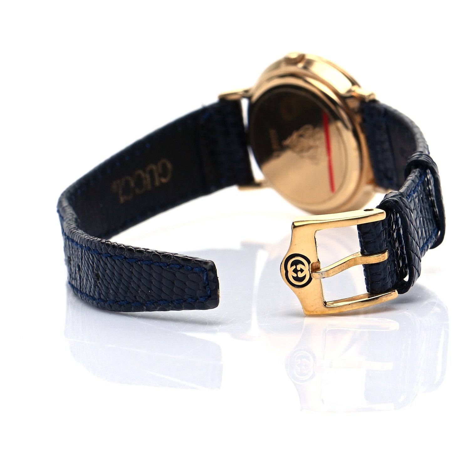 Gucci Stainless Steel Lizard 26mm 3000L Web Quartz Watch 5 of 6