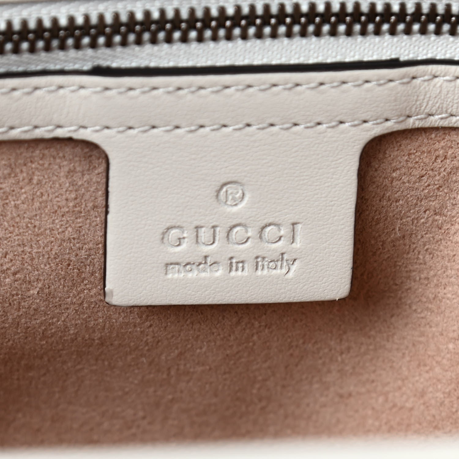 Gucci Calfskin Matelasse Small GG Marmont Shoulder Bag White 8 of 9