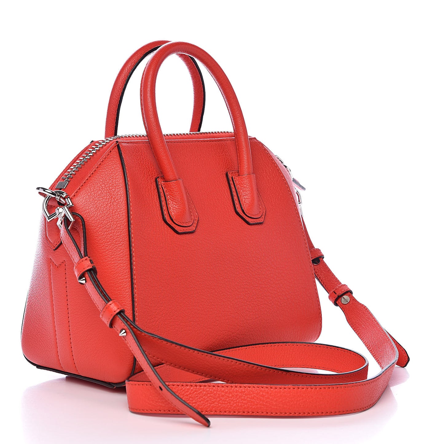 Sugar Goatskin Mini Antigona Red