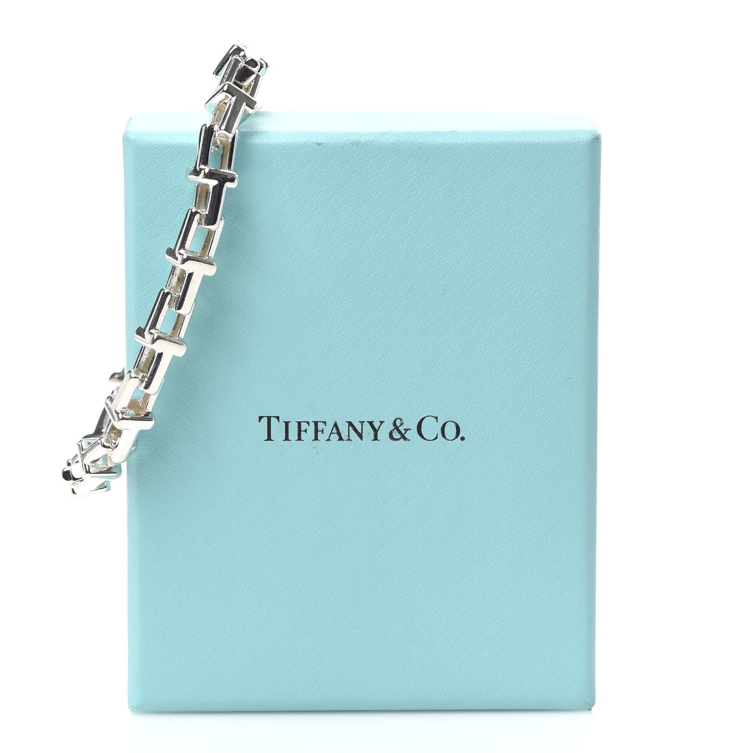 Tiffany Sterling Silver T Chain Bracelet 7 of 7