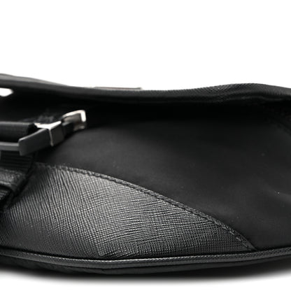 Prada Re-Nylon Saffiano Sling Bag Black 10 of 10
