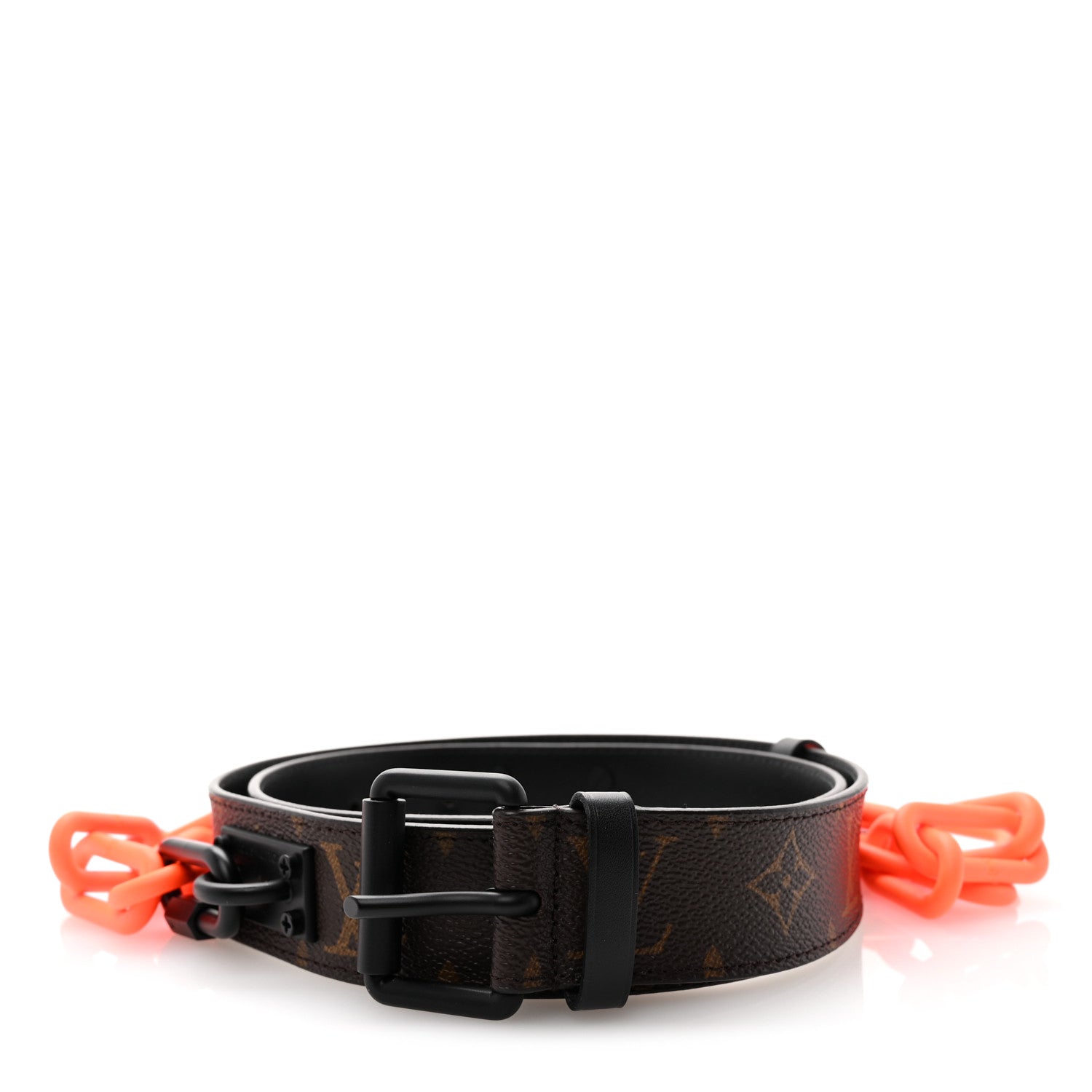 Louis Vuitton Monogram Solar Ray Chain Belt 90 36 Black 1 of 8