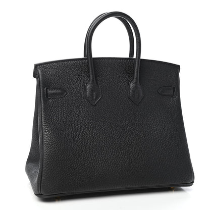 Hermes Togo Birkin 25 Black 3 of 14