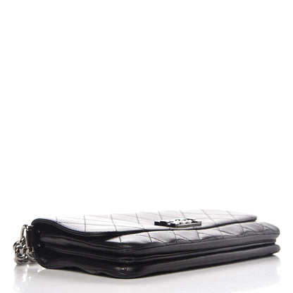 Chanel Lambskin Quilted Boy Accordion Flap Bag Black 4 of 10