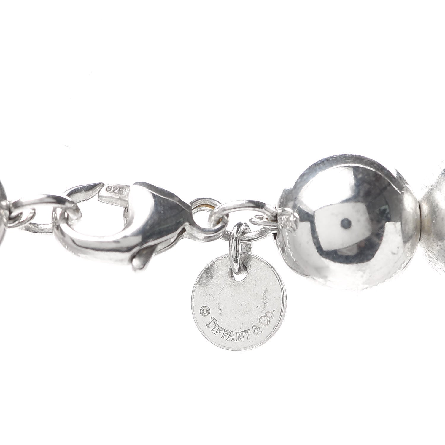 Tiffany Sterling Silver 10mm HardWear Ball Necklace 4 of 4