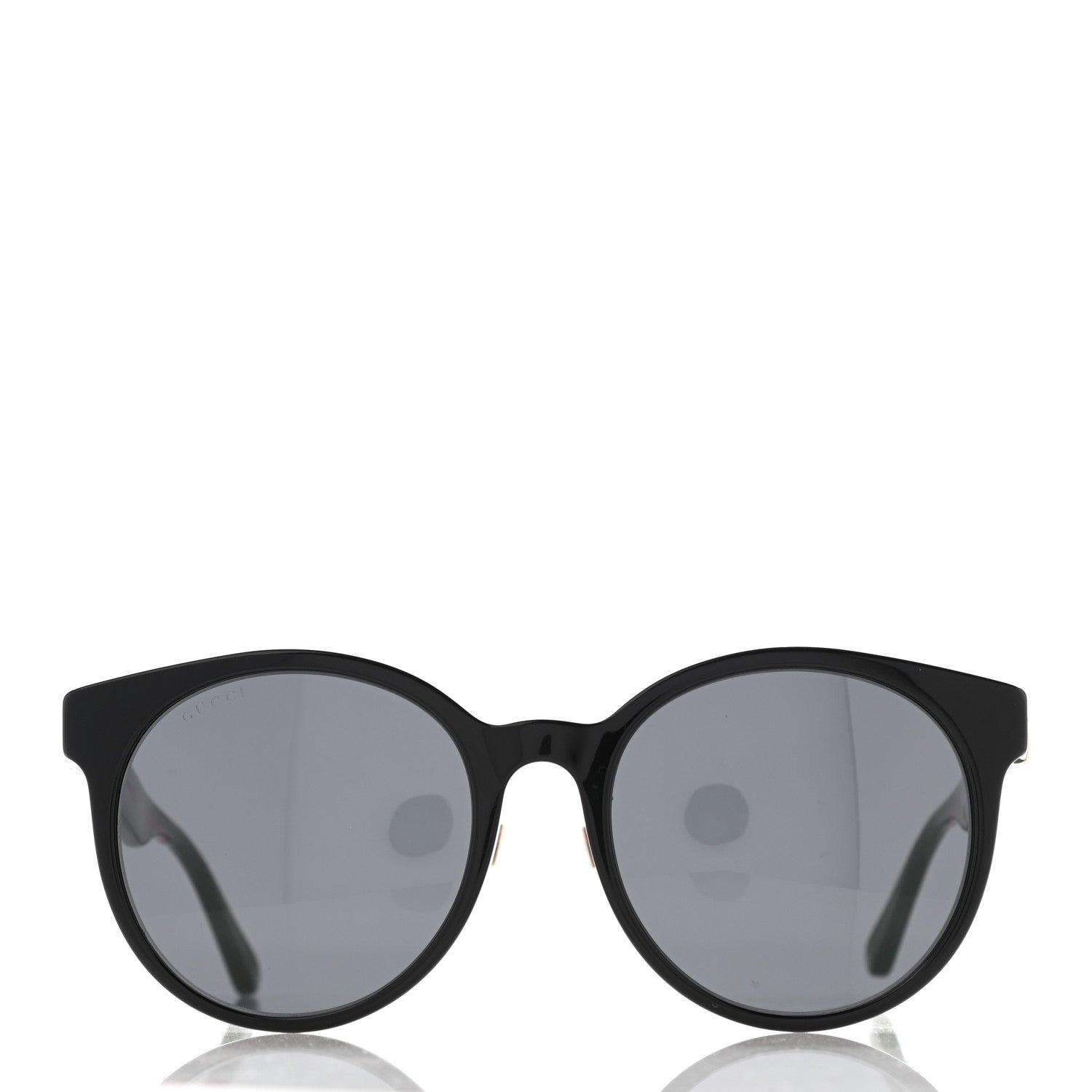 Gucci Acetate GG Web Round Eye Sunglasses GG0854SK Black 2 of 8