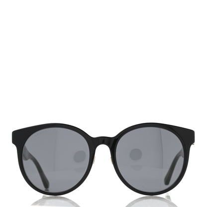 Gucci Acetate GG Web Round Eye Sunglasses GG0854SK Black 2 of 8