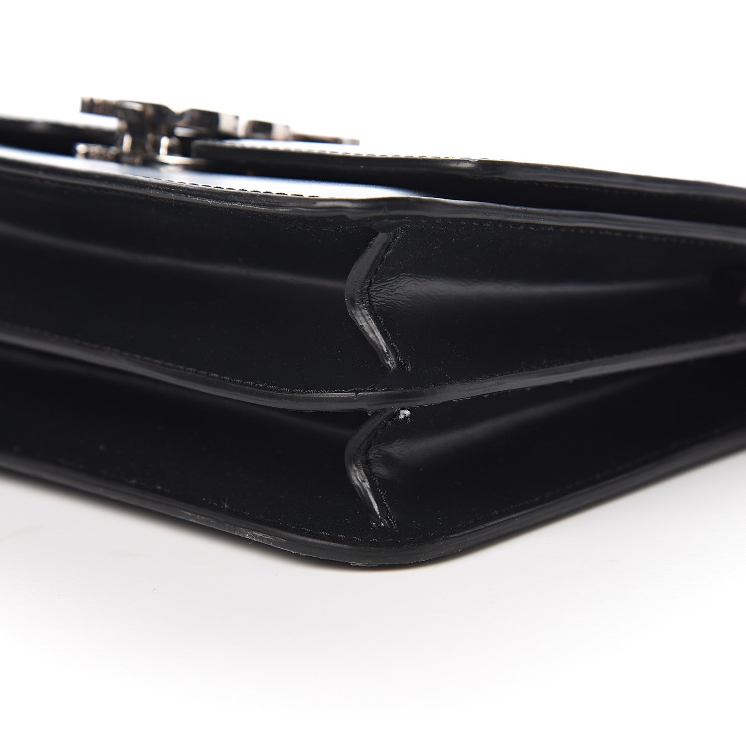 Burberry Calfskin Montage Print Small TB Bag Black 15 of 16