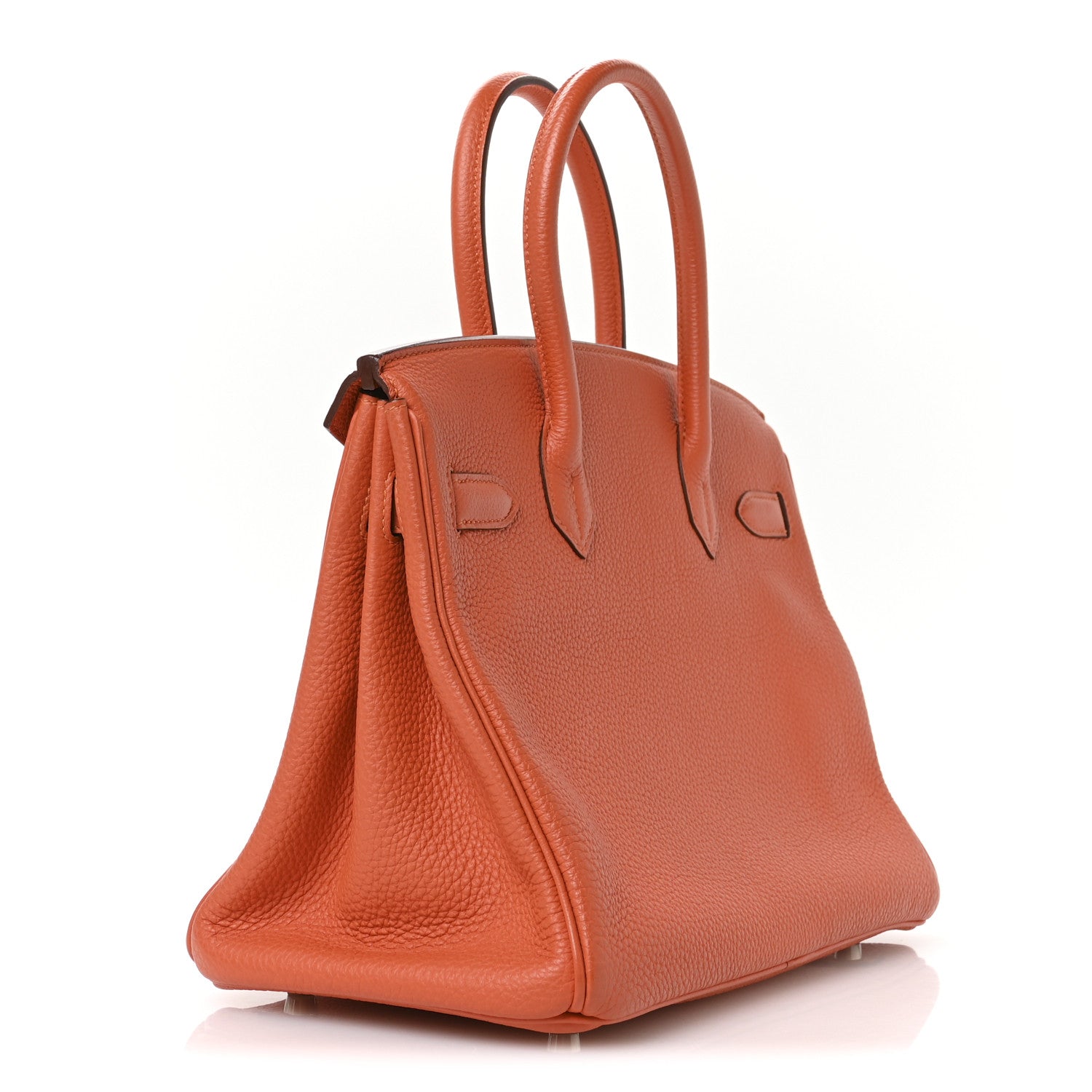 Hermes Togo BIRKIN 30 Orange 3 of 10
