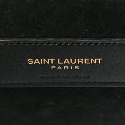 Saint Laurent Calfskin Monogram Small Dylan Shoulder Bag Black 6 of 10