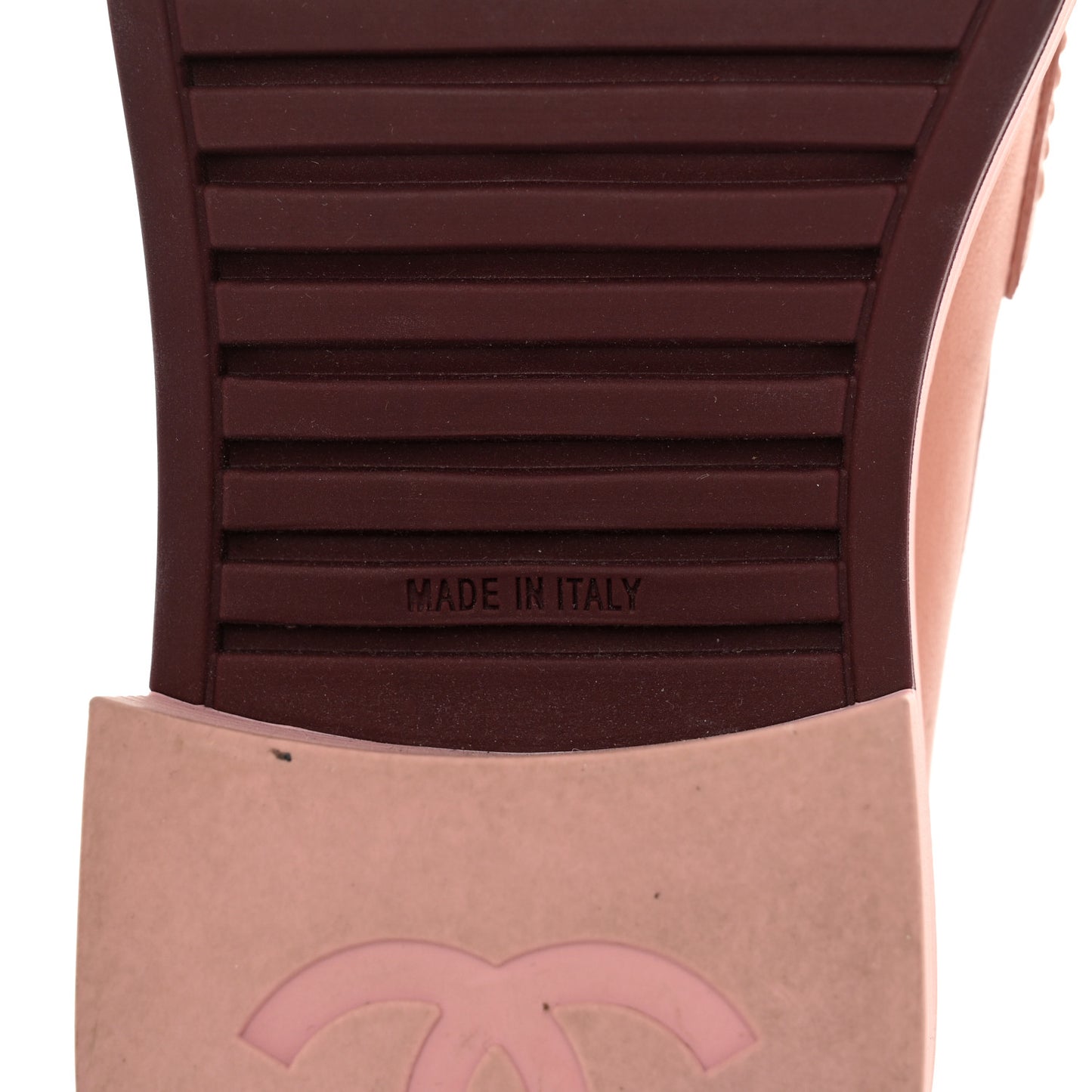 Lambskin Quilted CC Turnlock Loafers 36 Dark Pink