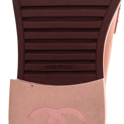 Chanel Lambskin Quilted CC Turnlock Loafers 36 Dark Pink 10 of 12