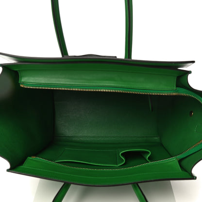 Celine Palmelato Mini Luggage Grass Green 4 of 10