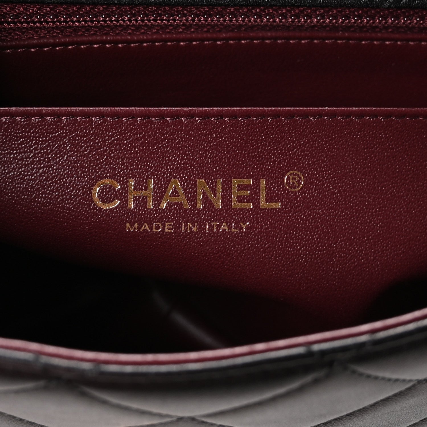 Chanel Metallic Lambskin Quilted Large Chic With Me Flap Black 5 of 10