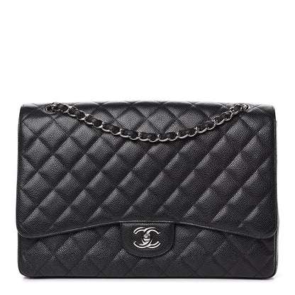Chanel Caviar Quilted Maxi Single Flap Black 1 of 13
