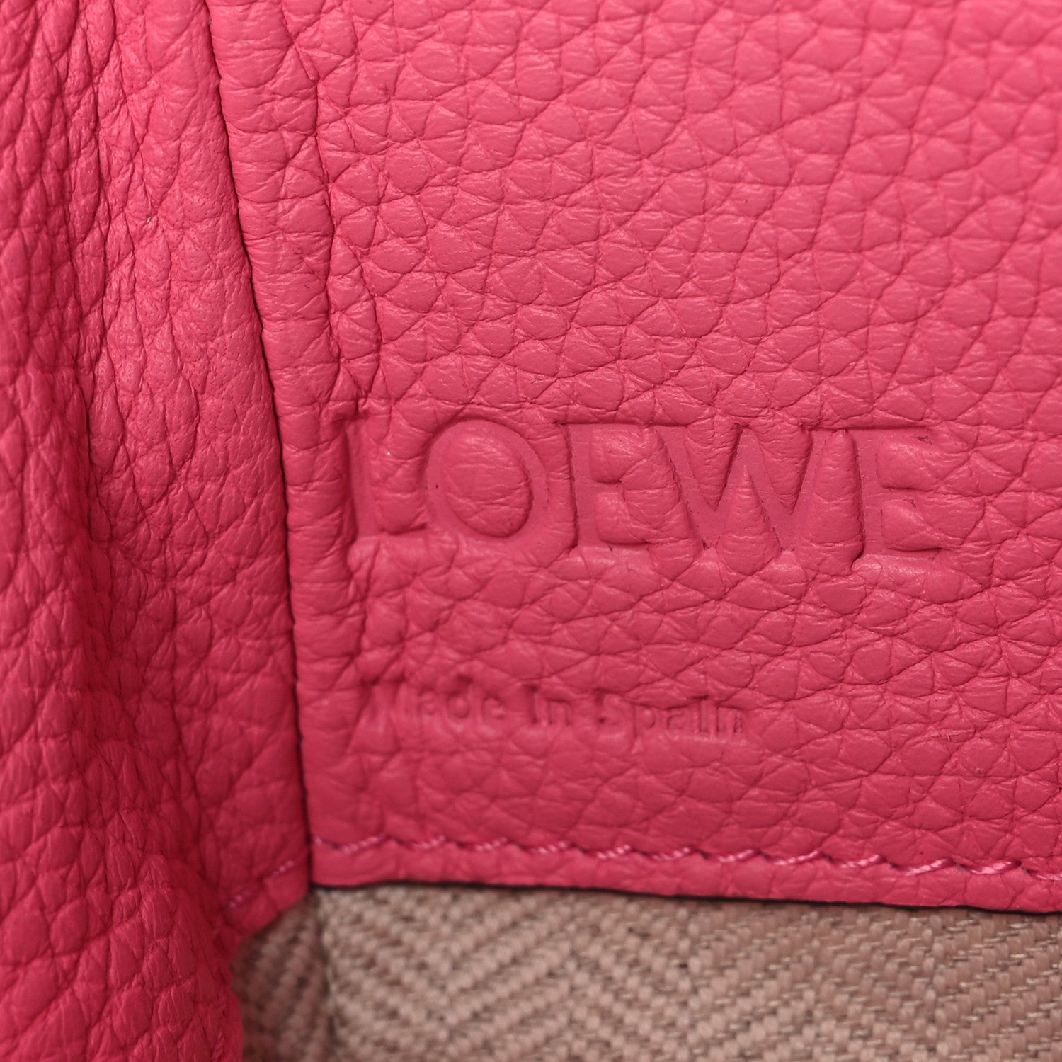 Loewe Calfskin Mini Hammock Shoulder Bag Pink 1772980 – FASHIONPHILE