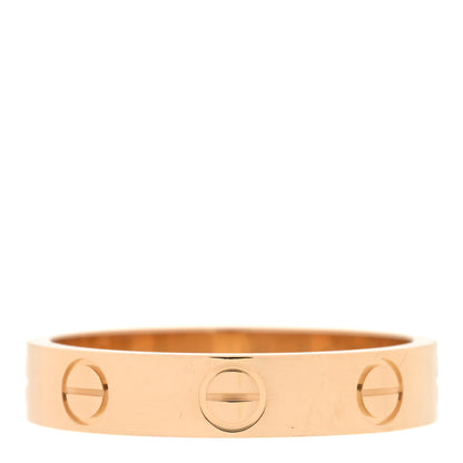 Cartier 18K Yellow Gold 3.5mm LOVE Wedding Band Ring 50 5.25 3 of 5