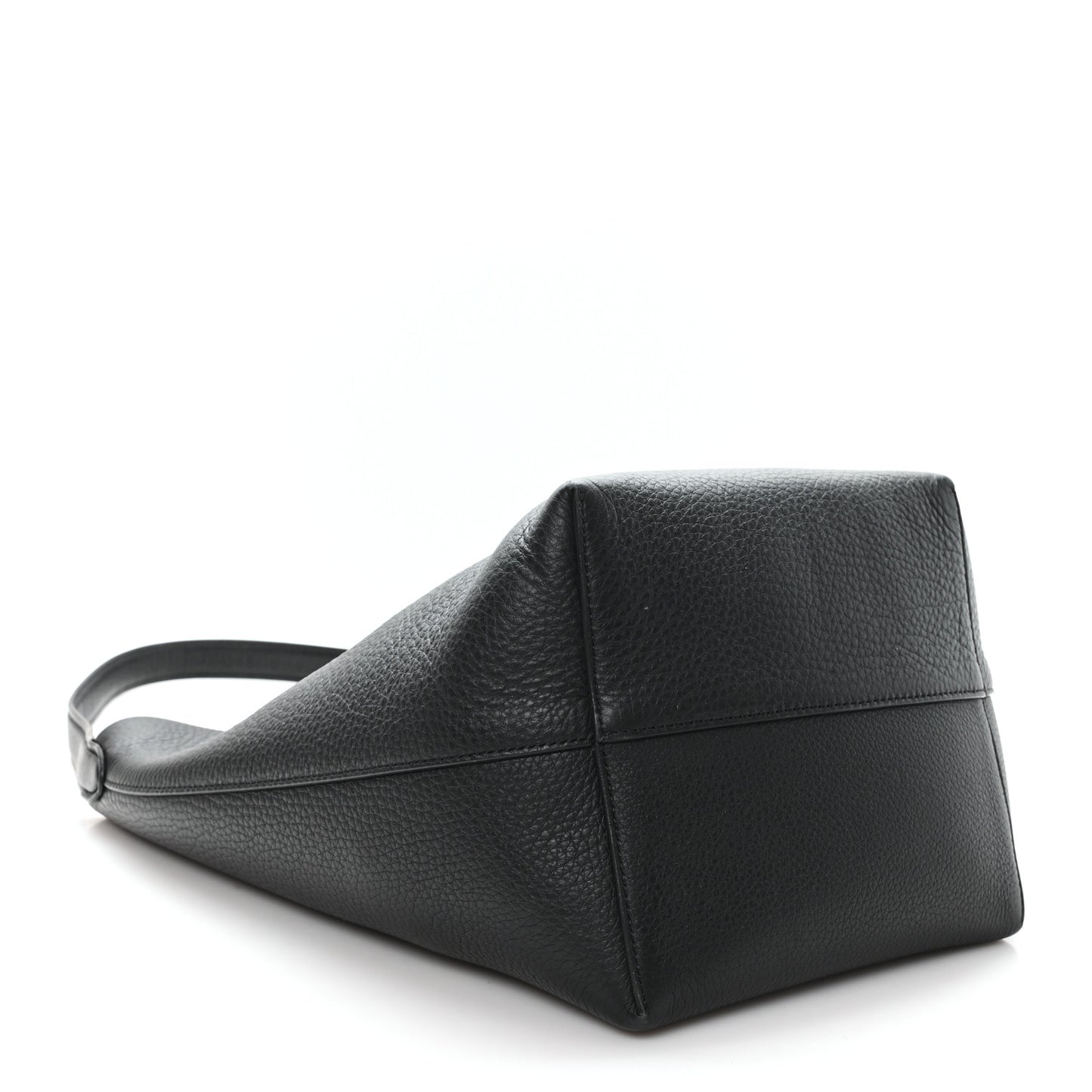 Grained Calfskin Medium N/S Park Tote Black