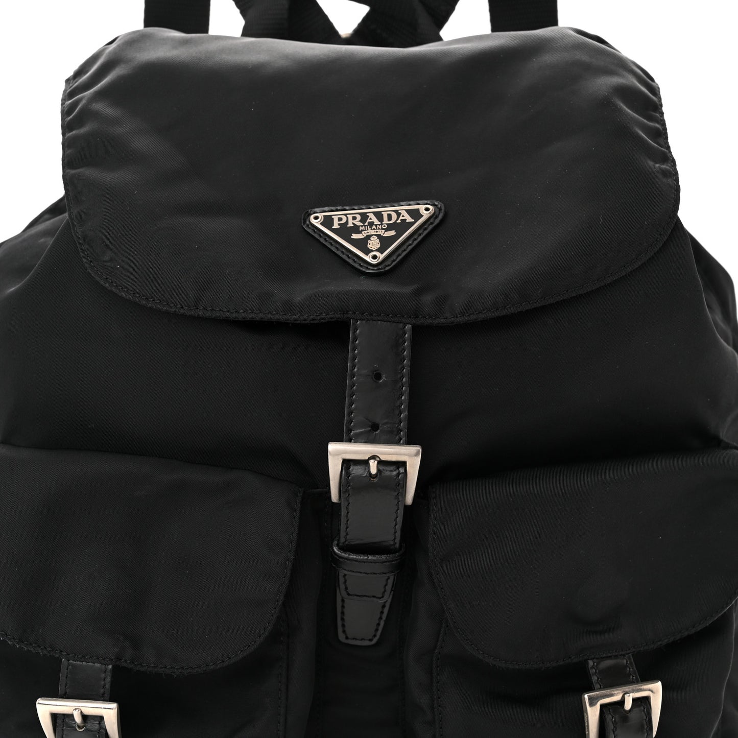 Nylon Vela Large Backpack Black