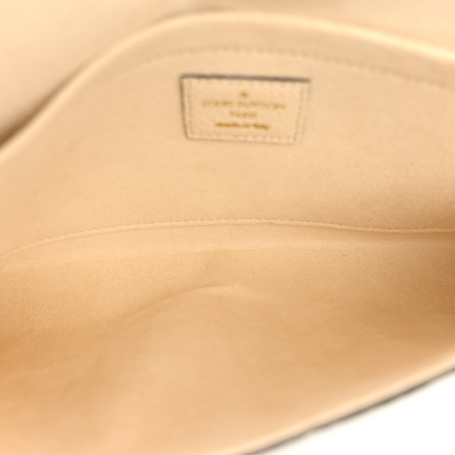 Louis Vuitton Empreinte Pochette Felicie Chain Wallet Cream 6 of 11