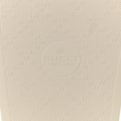 Christian Louboutin GUCCI X KEN SCOTT Rubber Womens Interlocking G Slide Sandals 40 Ivory 8 of 9