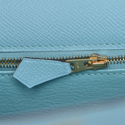 Hermes Epsom Kelly Sellier 28 Bleu Atoll 24 of 34