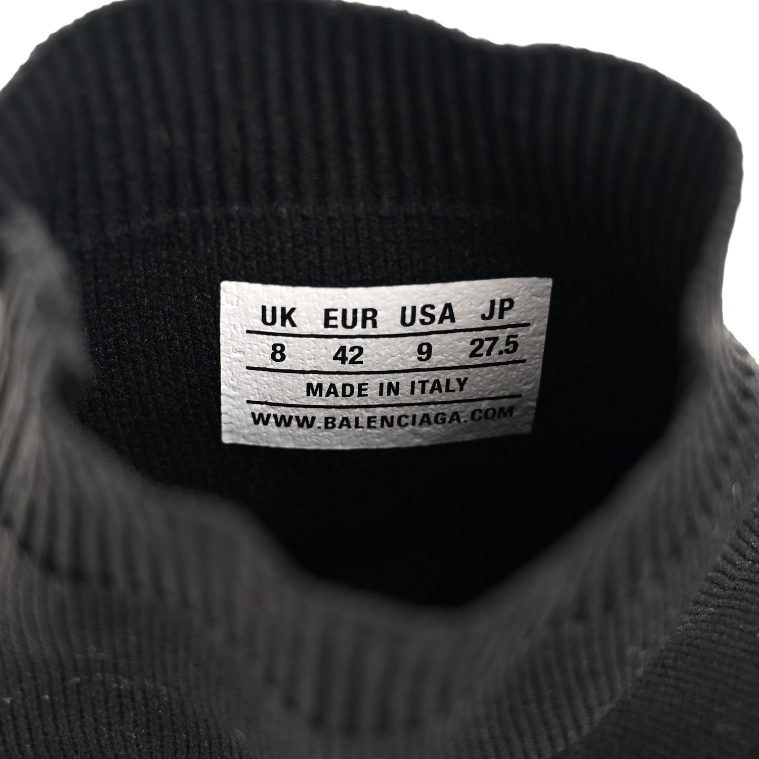 Balenciaga Neoprene Knit Mens Speed Graffiti Sneakers 42 Black Blue 8 of 11