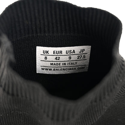 Balenciaga Neoprene Knit Mens Speed Graffiti Sneakers 42 Black Blue 8 of 11