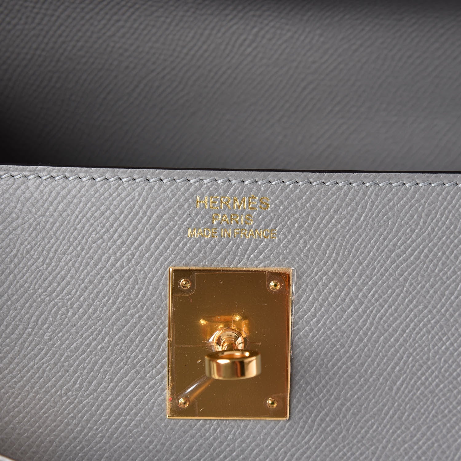 Hermes Epsom Kelly Sellier 35 Gris Mouette 6 of 9