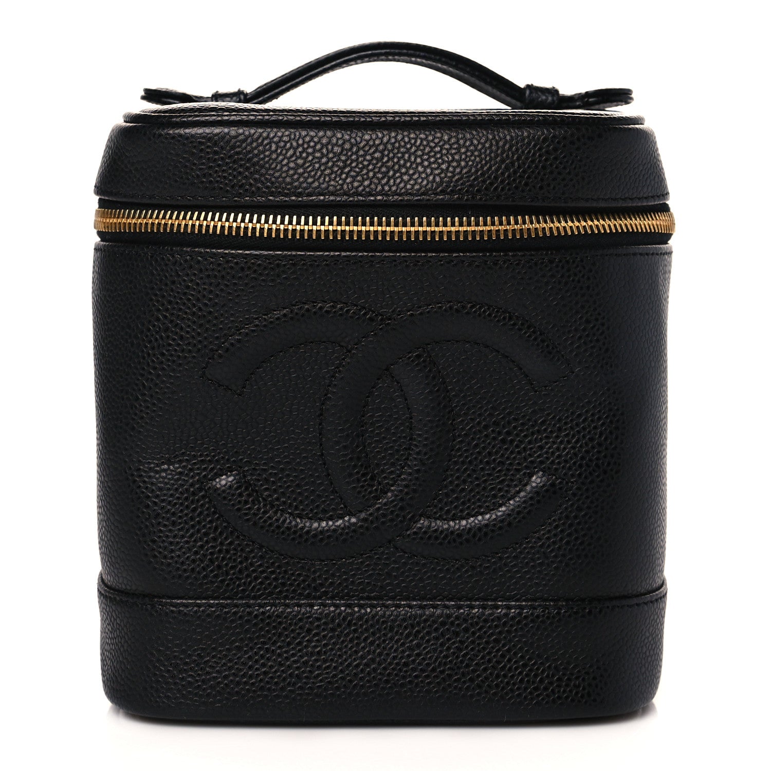 Chanel Caviar Vanity Cosmetic Case Black 1 of 11