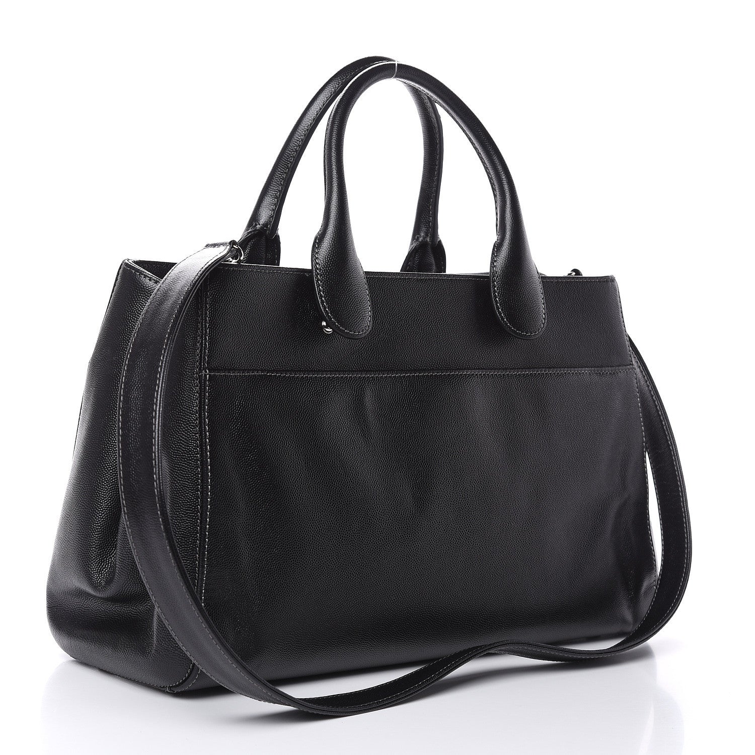 Chanel Caviar Cerf Executive Shopper Tote Black 3 of 16