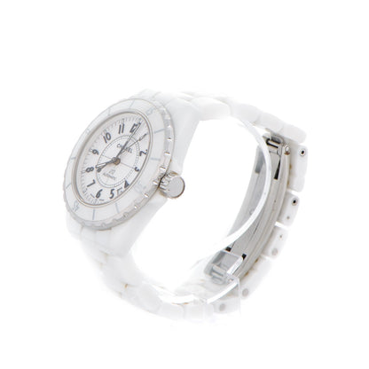 Chanel Stainless Steel Ceramic 38mm J12 Automatic Watch White 3 of 8