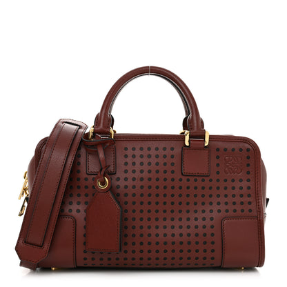 Loewe Calfskin Perforated Amazona 28 Berry 1 of 11