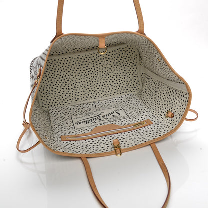Louis Vuitton Monogram Kusama Waves Neverfull MM White 5 of 8