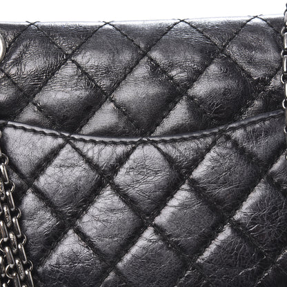 Chanel Iridescent Calfskin Quilted 2.55 Reissue 224 Flap Black 10 of 13