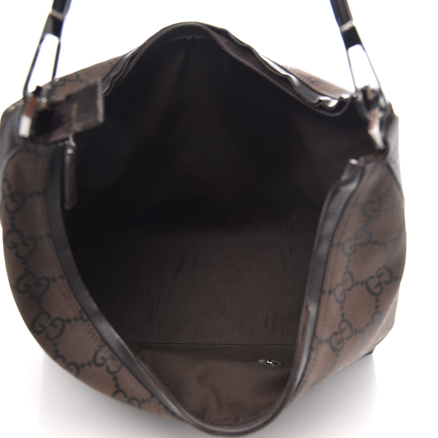 Nylon Monogram Hobo Dark Brown
