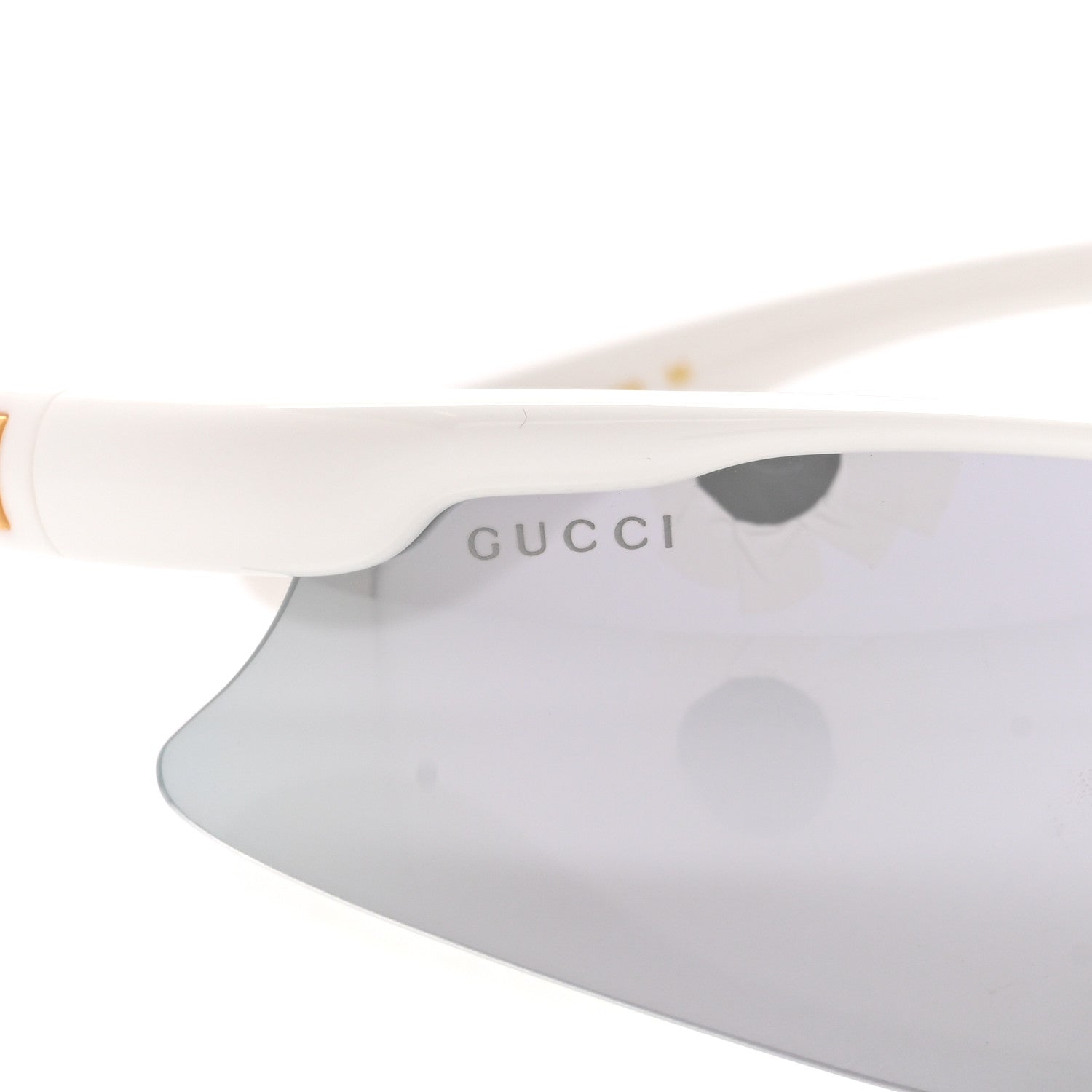 Gucci Mask Shaped Frame Sunglasses GG1774S White 8 of 9