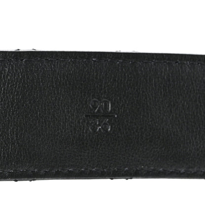 Chanel Calfskin Quilted CC Chain Belt 80 32 Black 4 of 8