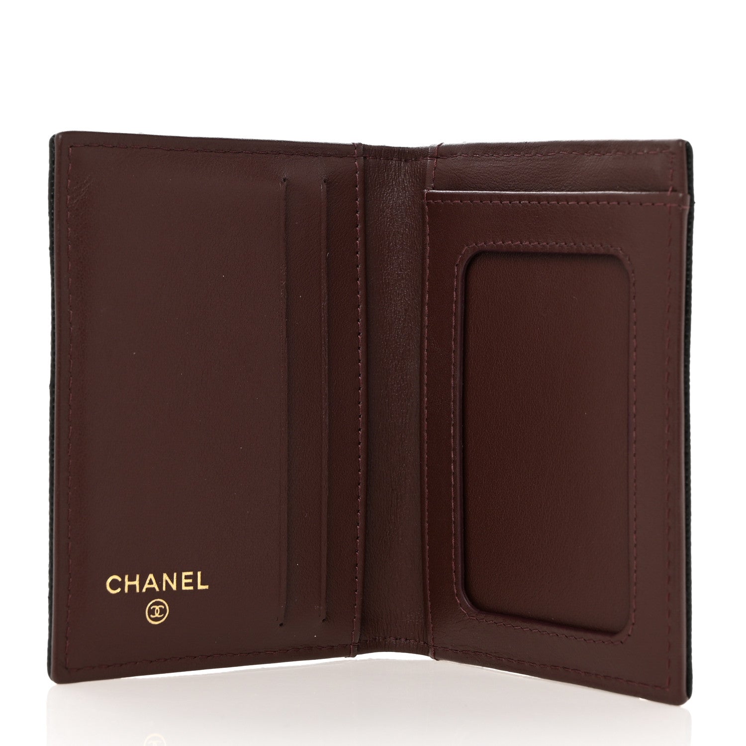 Chanel Caviar Quilted Card Holder Wallet Black 5 of 8