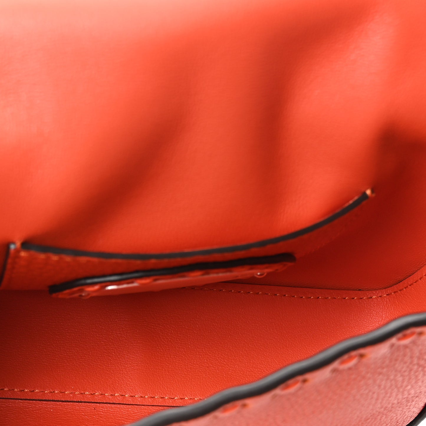 Cuoio Roma Sellerissima Nappa Sintetica Tape Stitch Mini Baguette Fox